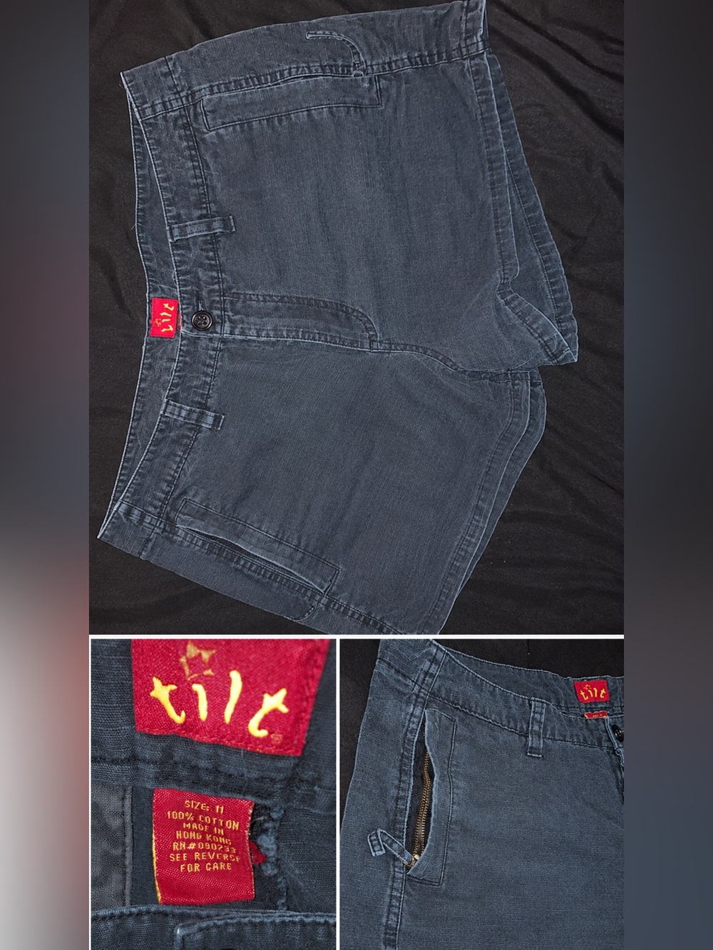 TILT Women's Dark Navy Jean Shorts